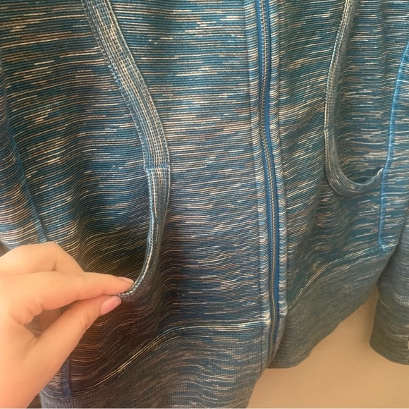 Lululemon Scuba Hoodie Stretch Wee Are From Space Blue Size 10 W4A62S - Picture 8 of 16